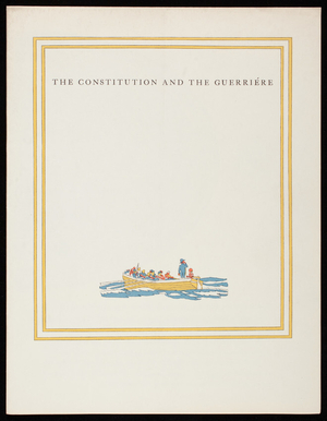 Constitution and the Guerriére, Crane's Business Papers, Crane & Co., Dalton, Mass.