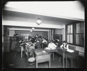Boston School of Filing, classroom, 80 Boylston Street