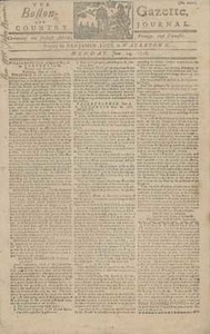 The Boston-Gazette and Country Journal