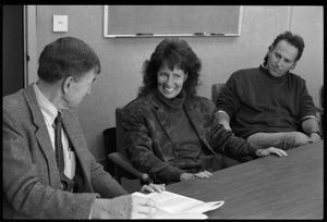Mimi Silbert at a panel discussion, UMass Amherst