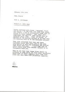 Memorandum from Mark H. McCormack to Phil Pilley