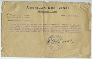 Letter from O. G. Bright to Lloyd E. Walsh
