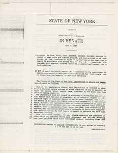 State of New York article 29-c