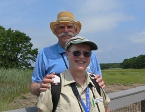 Irwin Schorr and Jeannette Bragger (Audubon Society volunteers), Wellfleet Bay Wildlife Sanctuary