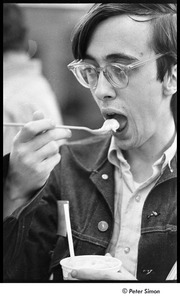 United States Student Press Association Congress: Raymond Mungo eating ice cream