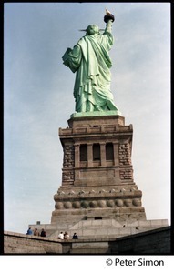 Statue of Liberty: view from the rear