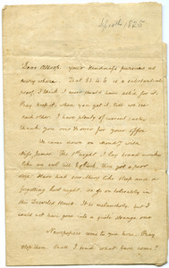 Charles Lamb letter to Thomas Allsop