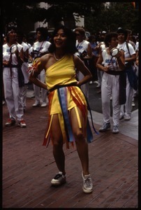 Majorette and Sistah Boom contingent at the San Francisco Pride Parade