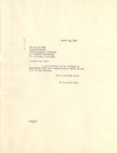 Letter from W. E. B. Du Bois to A. W. Dent