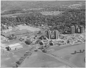 Campus Views, Aerials - East 1960-1965