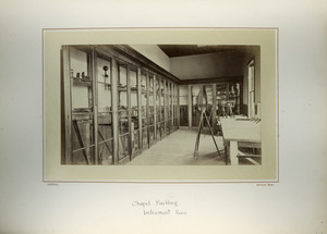 Chapel Building, Instrument room, Massachusetts Agricultural College