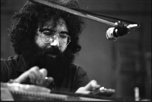 New Riders of the Purple Sage opening for the Grateful Dead at Sargent Gym, Boston University: Jerry Garcia on pedal steel guitar