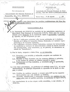Memorandum from Juan E. Guglialmelli to P. A. Gortari