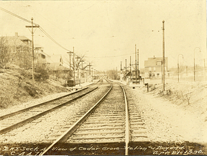 View of Cedar Grove Station and beyond