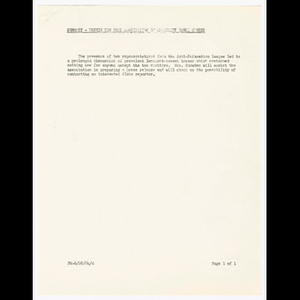 Minutes from meeting of Washington Park Association of Apartment House Owners (WAPAAHO) held June 23, 1964 at Freedom House