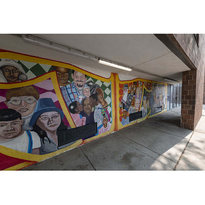 Harriet Tubman House The Honor Roll Mural on Massachusetts Avenue, detail of center