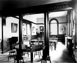 Reading Room, Frost Public Library, ca. 1900