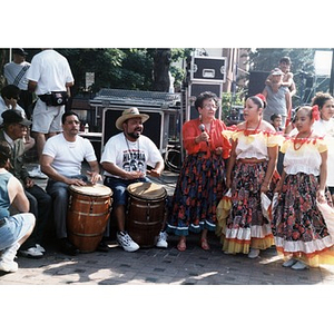 Performance in the plaza at Festival Betances 1999.