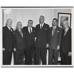 "Recipients of Keystone Awards and Officers at the Annual Dinner of the Boys' Clubs of Boston, Girls' Clubs of Boston, and Boys' and Girls' Camps, Inc., held at The Country Club, Brookline, June 2, 1958"