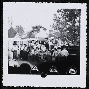 The Bunker Hillbillies perform at an outdoor event