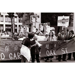 Parcel C protest demonstration