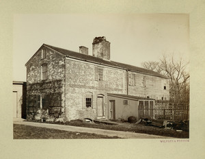 Exterior view of the Slave Quarters, Royall House, Medford, Mass., undated