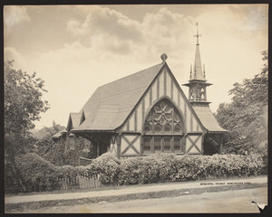 Unitarian Church (not episcopal) now a private residence (1969), Manchester, Mass., undated