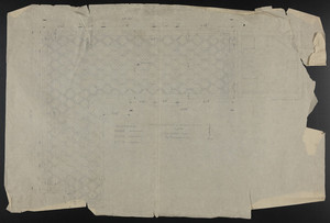 Plan of Marble Floor in Vestibule and Hall, Job #54, Mrs. J.S. Ames House, #3 Commonwealth Ave., undated