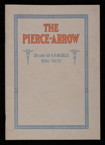 Pierce-Arrow, 38 and 48 h.p. models, dual valve, The Pierce-Arrow Motor Car Co., Buffalo, New York