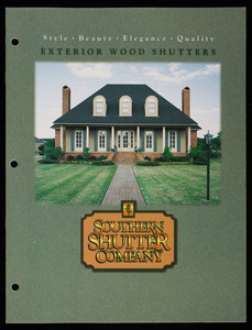 Exterior wood shutters, Southern Shutter Company, Montgomery, Alabama