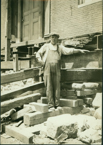 Jim McCool, in front of the Harrison Gray Otis House, Boston, Mass.,1925