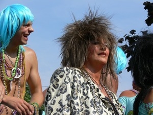 Parade marchers : Provincetown Carnival parade