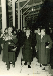 W. E. B. Du Bois, Shirley Graham Du Bois, and entourage, China