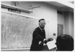 Herbert Spindler in class