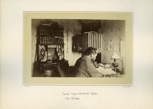 Farm Superintendent's office, Mr. Dillon, Massachusetts Agricultural College