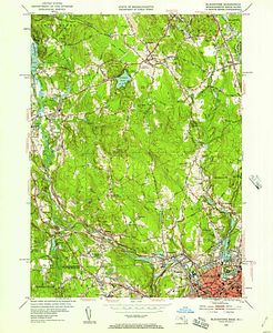 Blackstone quadrangle, Massachusetts--Rhode Island / Mapped, edited and published by the Geological Survey