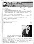 The Eugene O'Neill Newsletter vol. 9, nos. 1, 1985