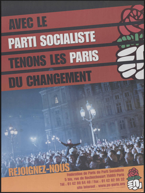 Avec le parti socialiste tenons les Paris du changement