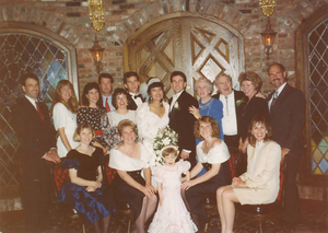 Dr. Craig's family at the wedding of his son Frank to Soledad Valenciano