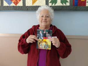 Lori Robbins at the Stoughton Mass. Memories Road Show