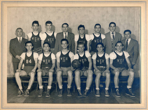 West End House junior varsity basketball team, 1948-49