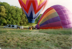 Hot air balloons