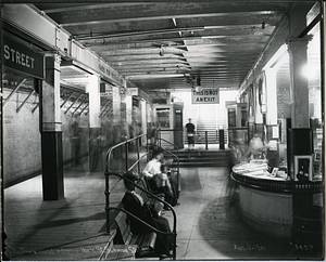 Southbound entrance Park Street subway station