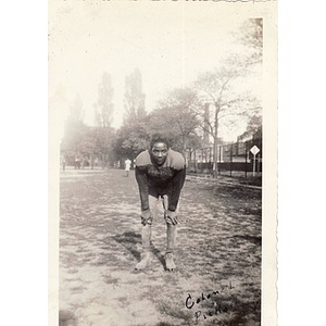 Colonel Pickett, co-captain of the Eagles athletic club, poses in Madison Park