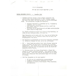 CWEC news notes for week ending December 3, 1976.