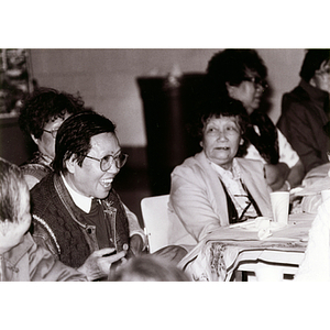 Chinatown residents at a Parcel C meeting