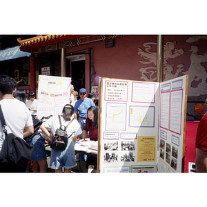 Informational table at the August Moon Festival