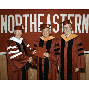 George S. Kariotis receives his honorary degree