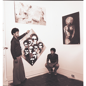 Two African-American artists in the Skifin Gallery