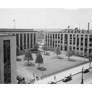 Aerial view of the Krentzman Quadrangle